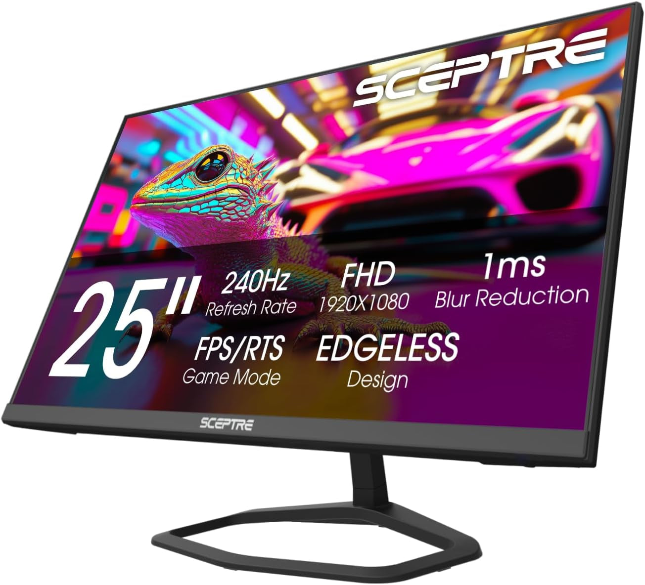 New 24.5-Inch Gaming Monitor up to 240Hz DP X2 HDMI X2 Build-In Speakers 2025