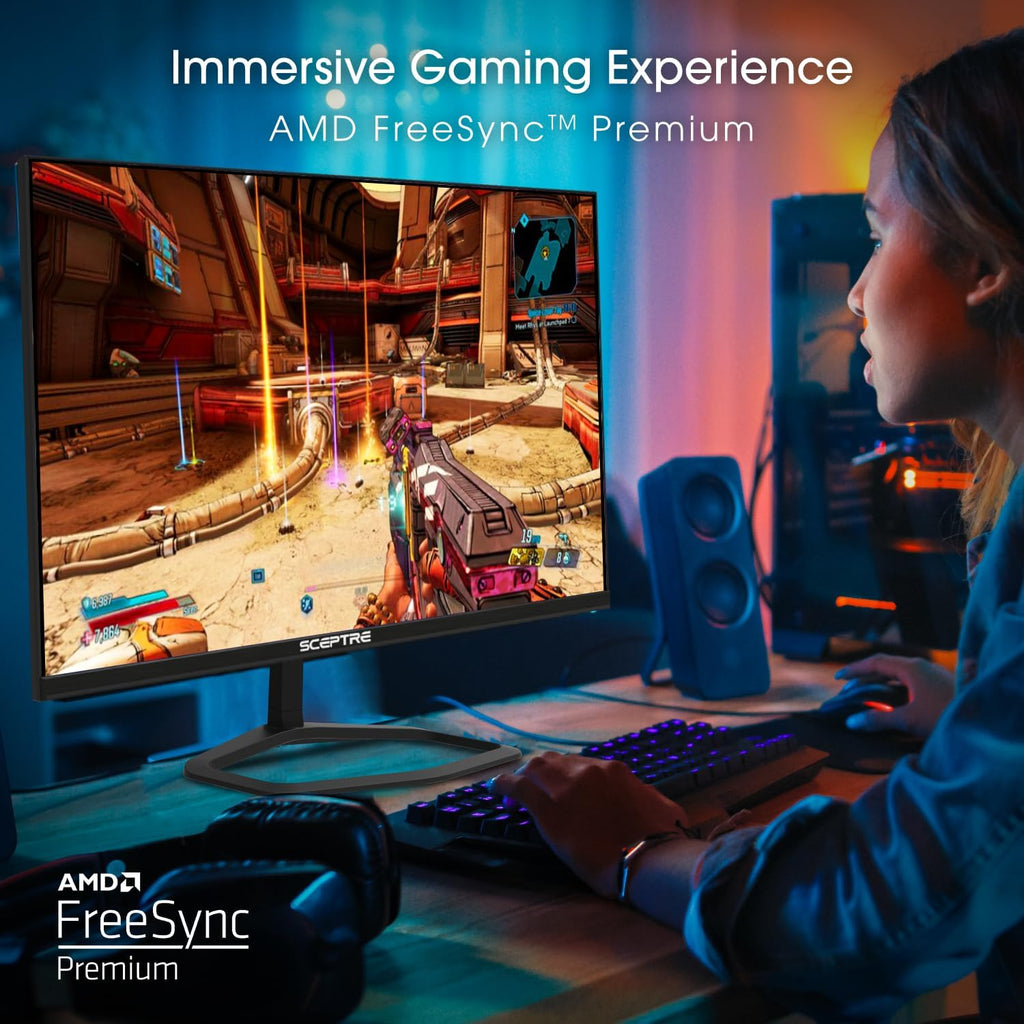 New 24.5-Inch Gaming Monitor up to 240Hz DP X2 HDMI X2 Build-In Speakers 2025