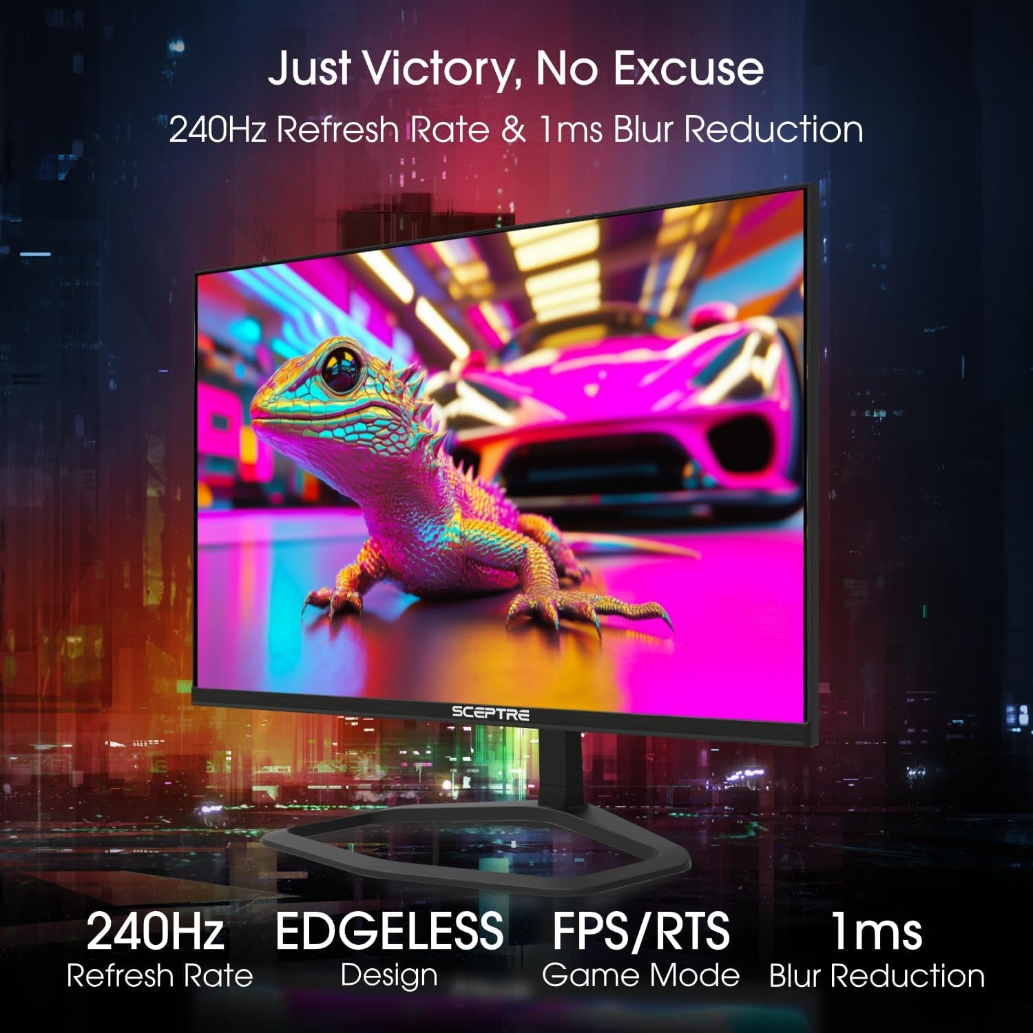 New 24.5-Inch Gaming Monitor up to 240Hz DP X2 HDMI X2 Build-In Speakers 2025